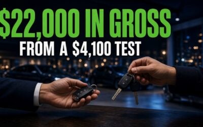 $22,000 in Gross From a $4,100 Test